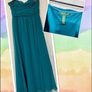 Bridesmaids Dress Teal Color